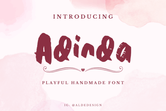 Adinda: Playful Script for Modern Design