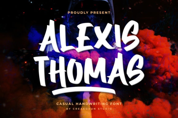 Alexis Thomas: The Casual Brush Font for Bold Designs