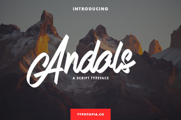 Andals: Evaluating the Fit of a Paint-Brushed Script for Modern Design Projects