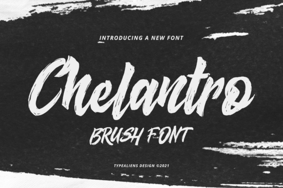 Chelantro: Elevating Your Brand with Bold, Brushed Typography