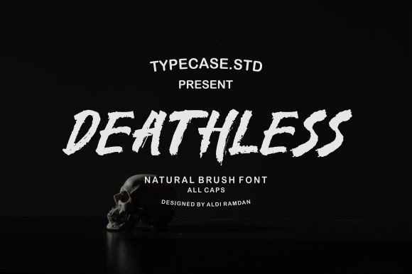 Deathless: Elevating Visual Identity with Brushed Display Typography