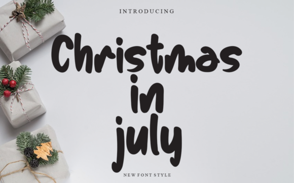 Evaluating Christmas in July: A Versatile Handwritten Font for Creative Projects