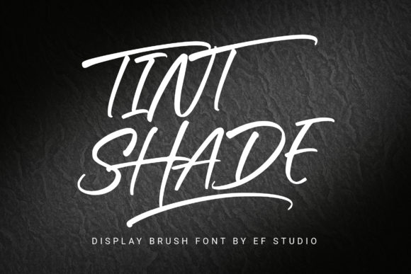 Evaluating Tint Shade: A Brushed Urban Display Font for Modern Design