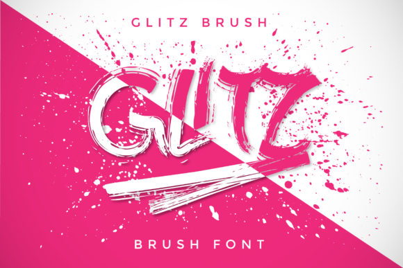Glitz Font: Evaluating a Brushed Street-Style Display Typeface