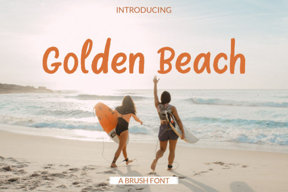 Golden Beach: A Whimsical Font for Modern Design