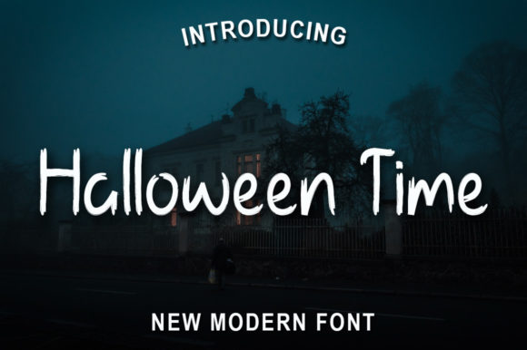 Halloween Time: A Whimsical Spooky Font