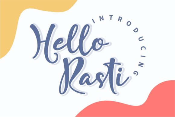 Hello Rasti: A Whimsical Handwritten Font