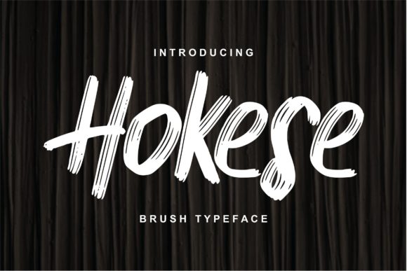 Hokese Brush: Elegant Script for Designers