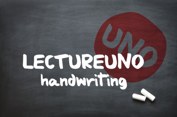Lectureuno: A Handwritten Font for Natural Design