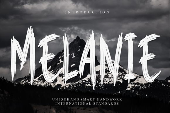 Melanie: The Brushed Display Font That Brings Street Style to Your Designs
