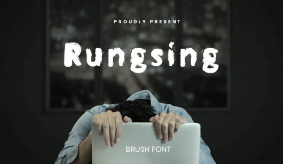 Rungshing: The Brushed Display Font That Elevates Design