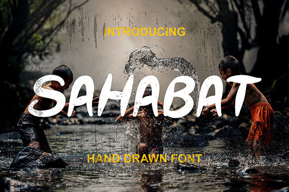 Sahabat Font: Elevate Designs with Brushed Style