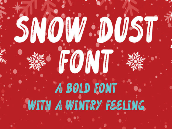 Snow Dust: Elevating Digital Design with a Brushed Display Font