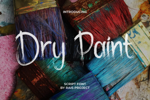 Unlocking Creative Potential with Dry Paint: A Brushed Display Font for Modern Design