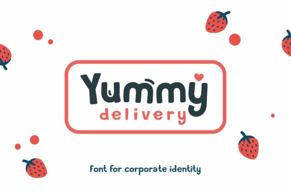 Yummy Delivery: Redefining Visual Identity with Playful Typography in a Digital-First World